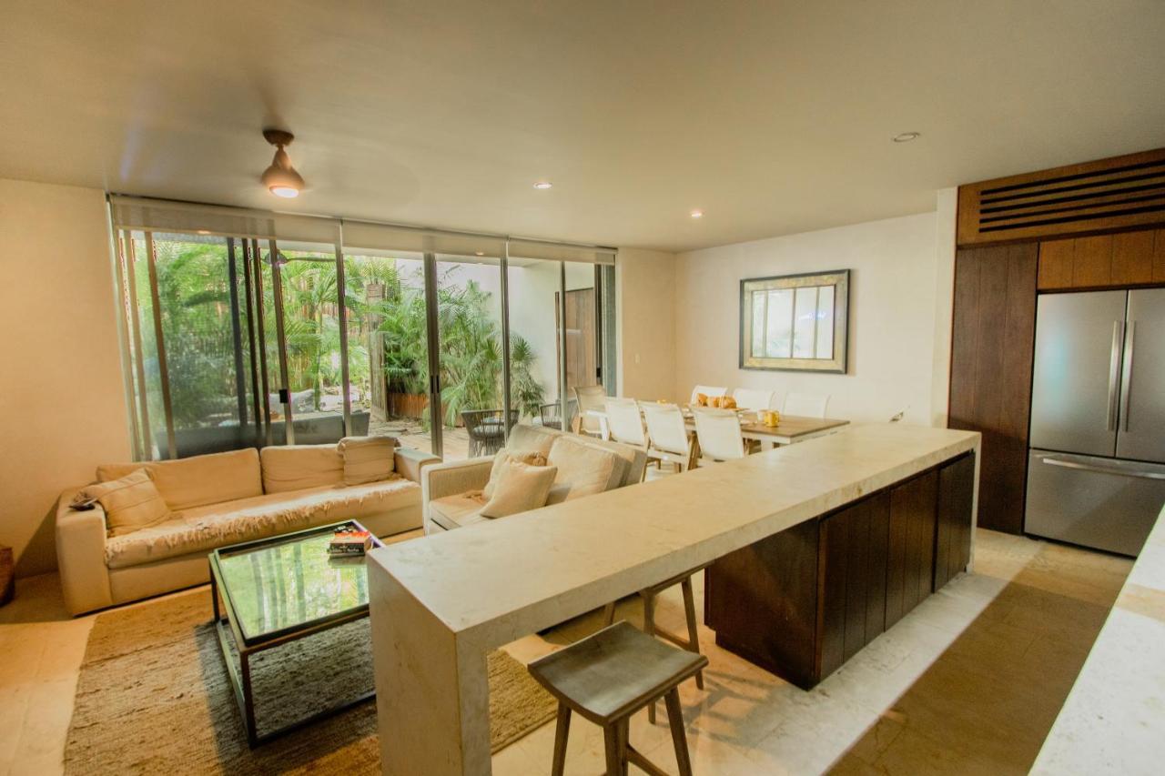 Ideal 4 Groups Aldeazama 2Br 10Pax Apt Papaya Playa Tulum Exteriör bild