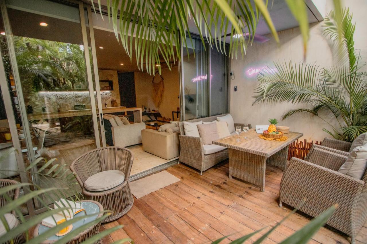 Ideal 4 Groups Aldeazama 2Br 10Pax Apt Papaya Playa Tulum Exteriör bild